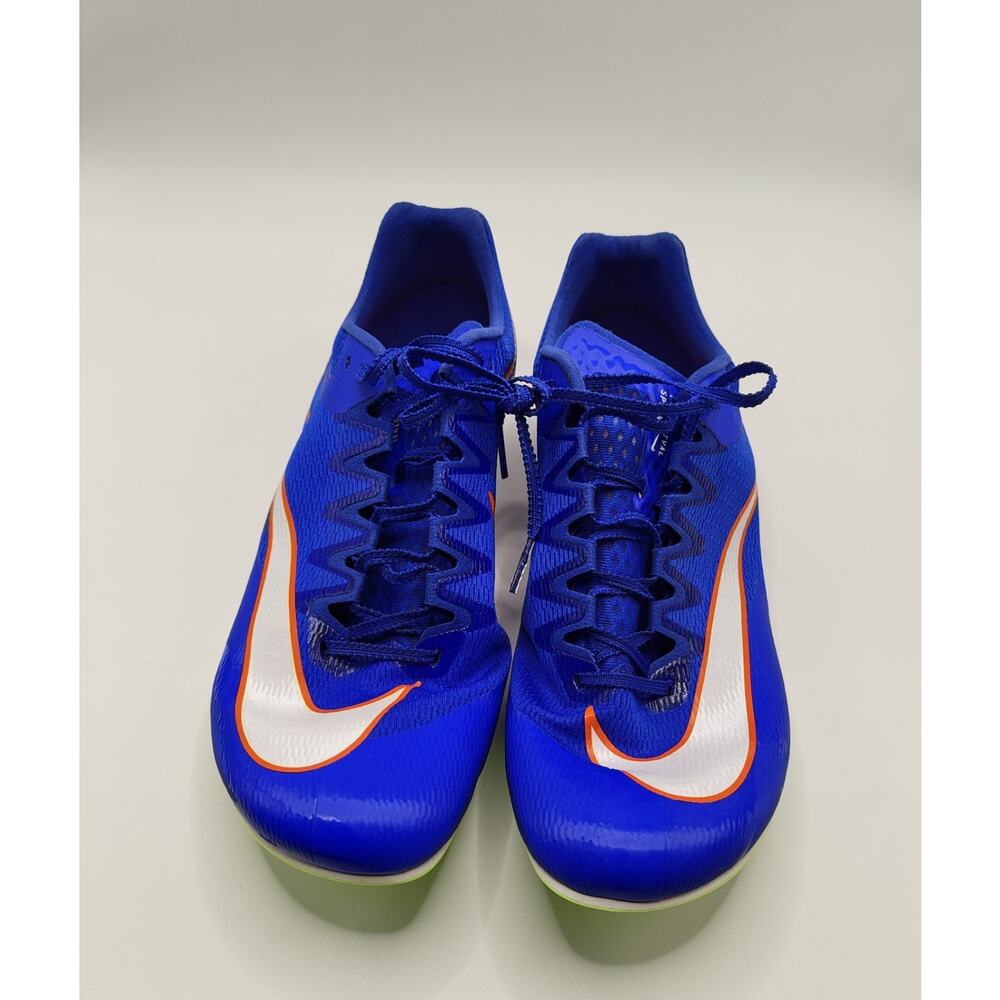 Nike Zoom Victory 5 XC Track Spikes Blue Mens Size 12 Racing Running Shoes